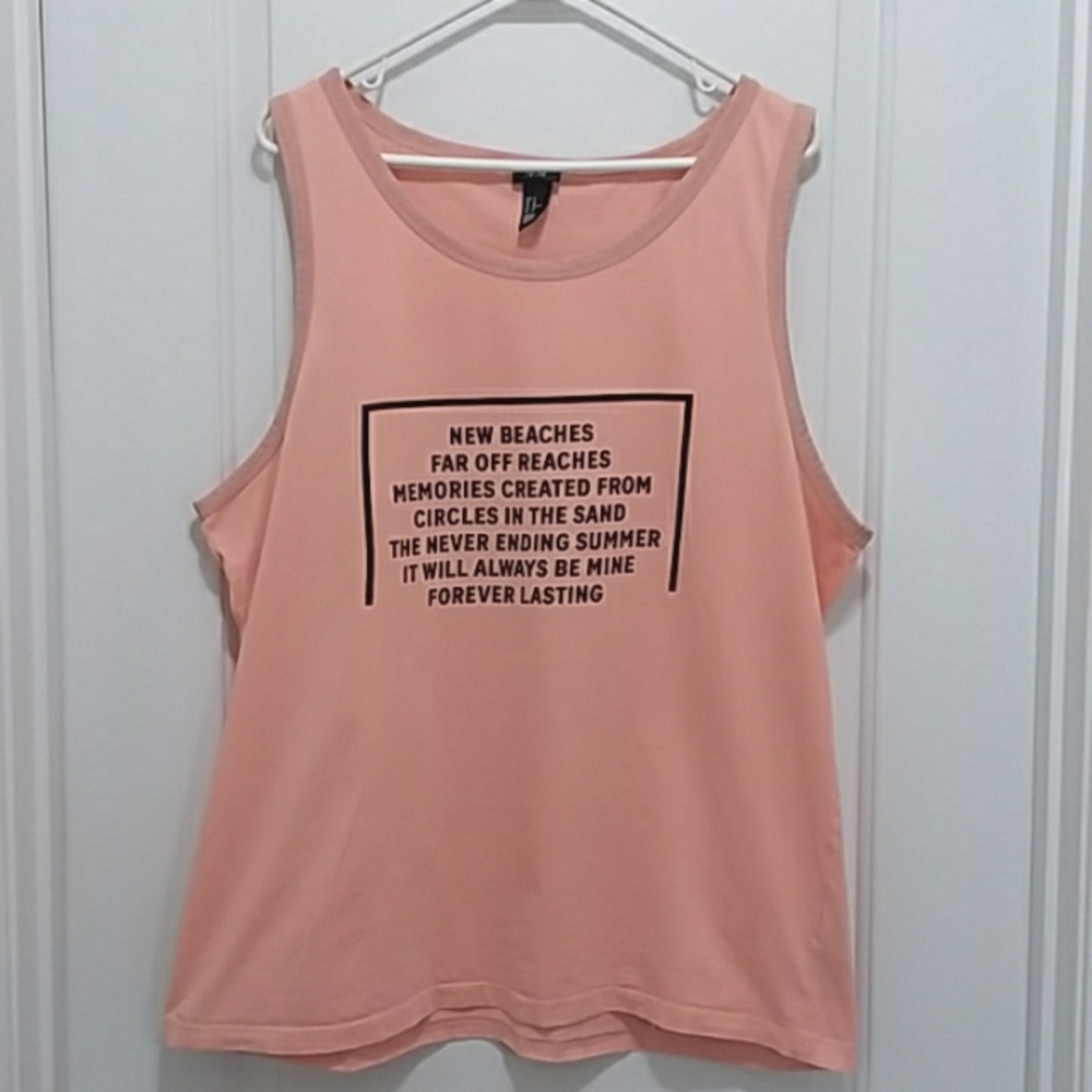 H&M Mens Graphic Tank Top